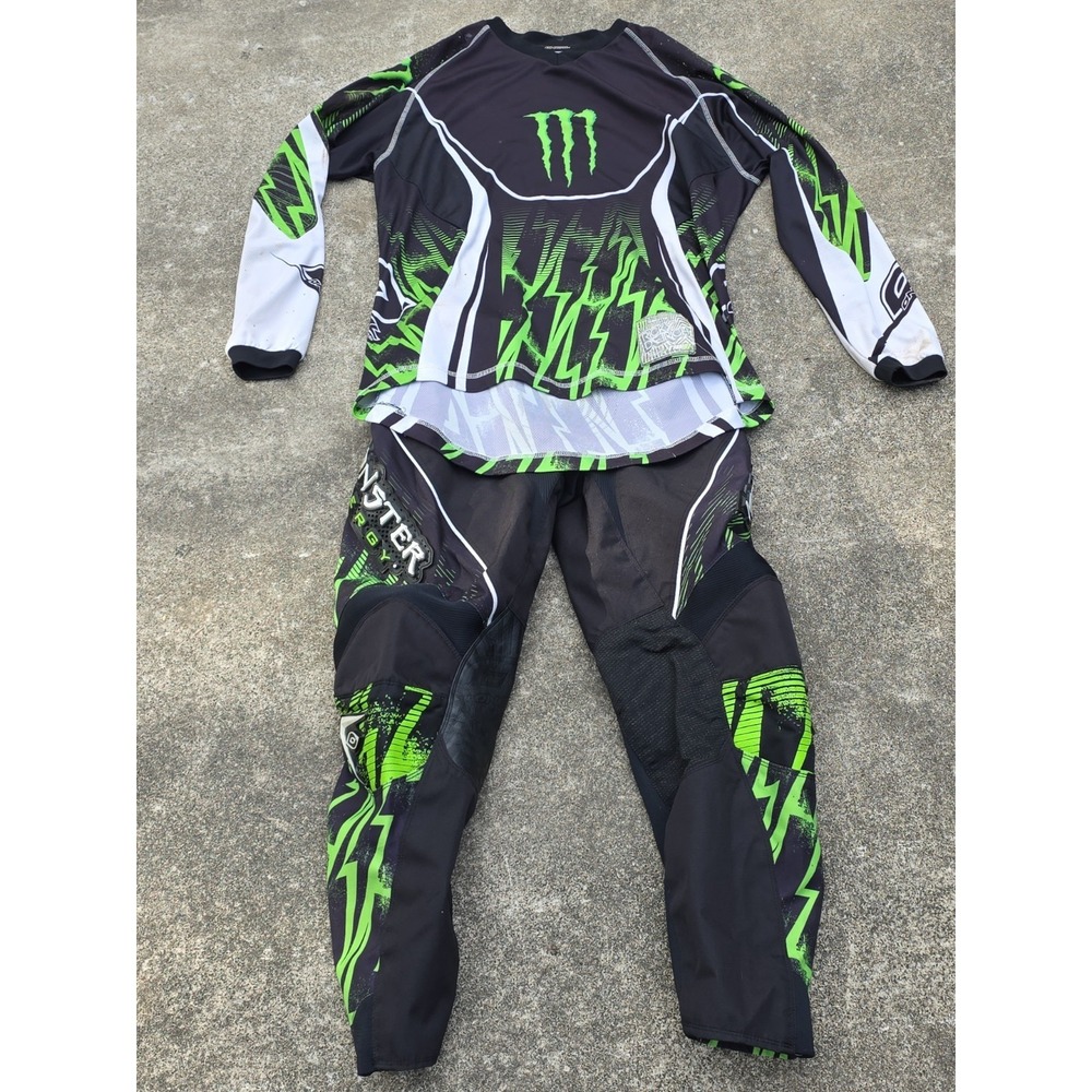 O'Neal Monster Motocross Jersey/pant Set Shirt Large Pant Men's Regular 34...